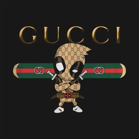 cartoon characters wearing Gucci